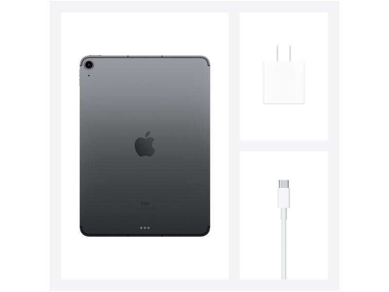 iPad Air Tela 10,9” 4ª Geração Apple Wi-Fi + Cellular 64GB - Apple